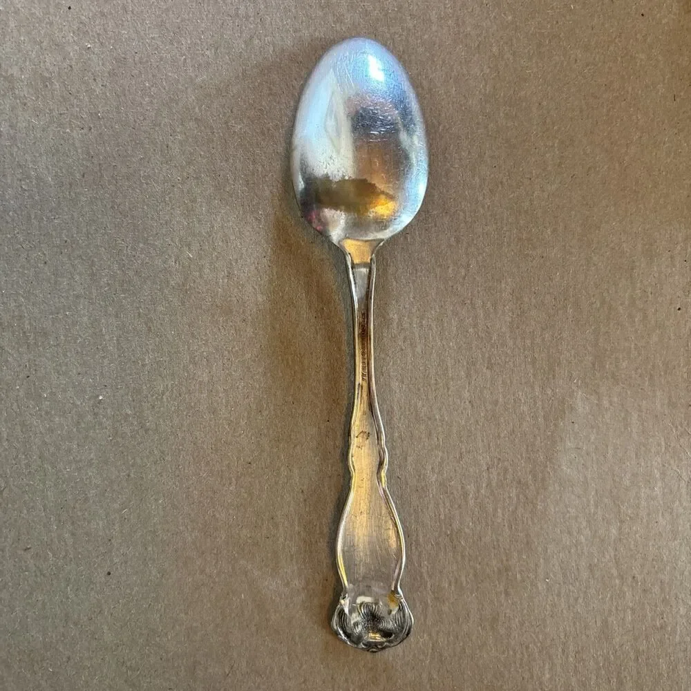 Wm Rogers & Sons AA Vintage Oregon souvenir spoon Crest Eagle Silver plate